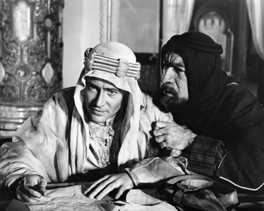 Peter O'Toole, Anthony Quinn in 'Lawrence of Arabia' (David Lean; 1961-62)(Cinémathèque Suisse, Lausanne)